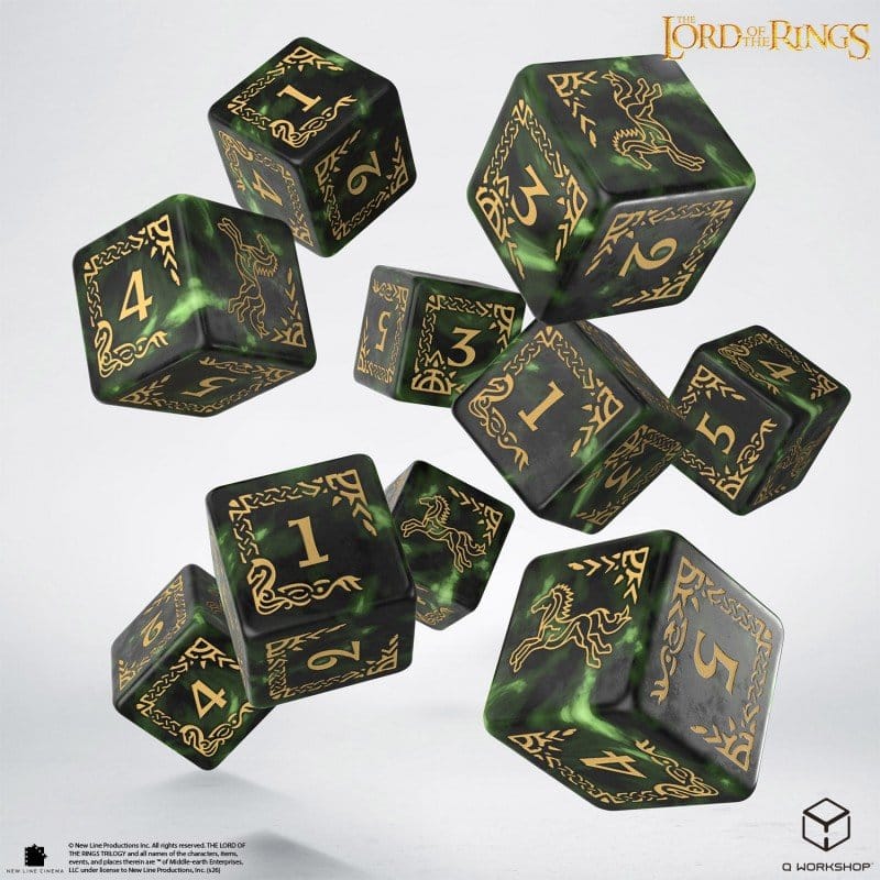 The Lord of the Rings: 10 D6 Dice Set Rohan