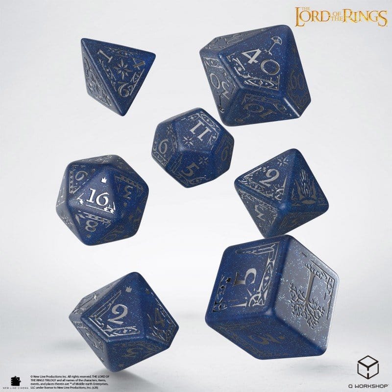 The Lord of the Rings Dice Set of 7 Gondor