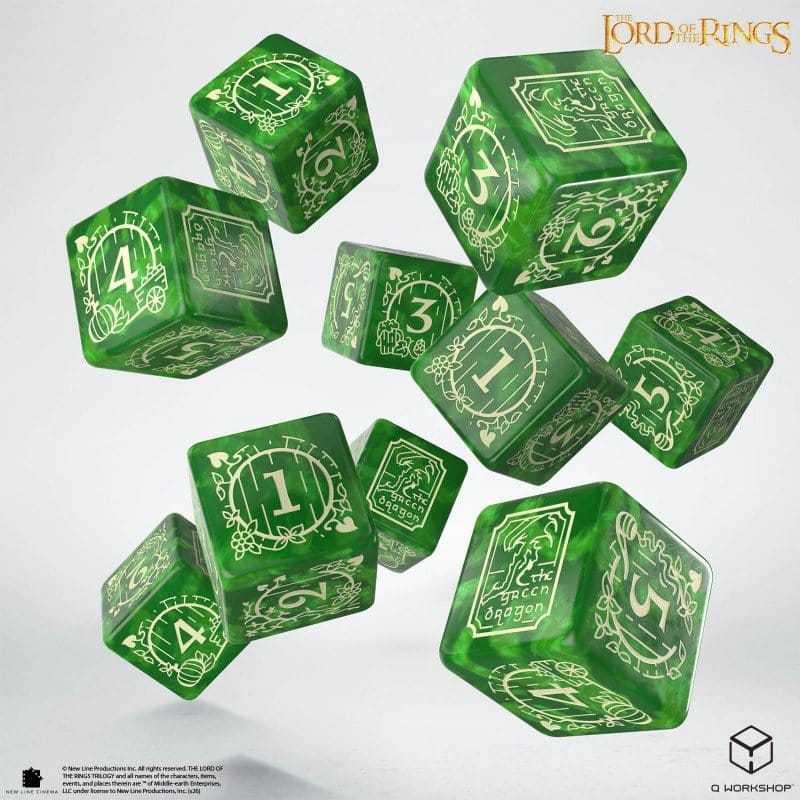 The Lord of the Rings: 10 D6 Dice Set Shire