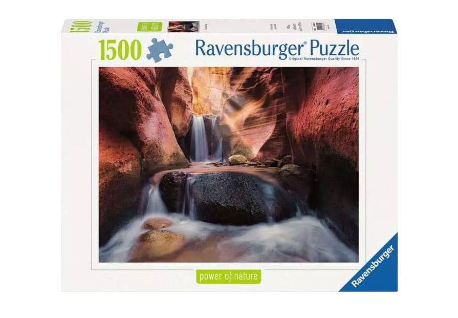 Power of Nature Jigsaw Puzzle The Waterfall in Red Canyon (1500 pieces)
