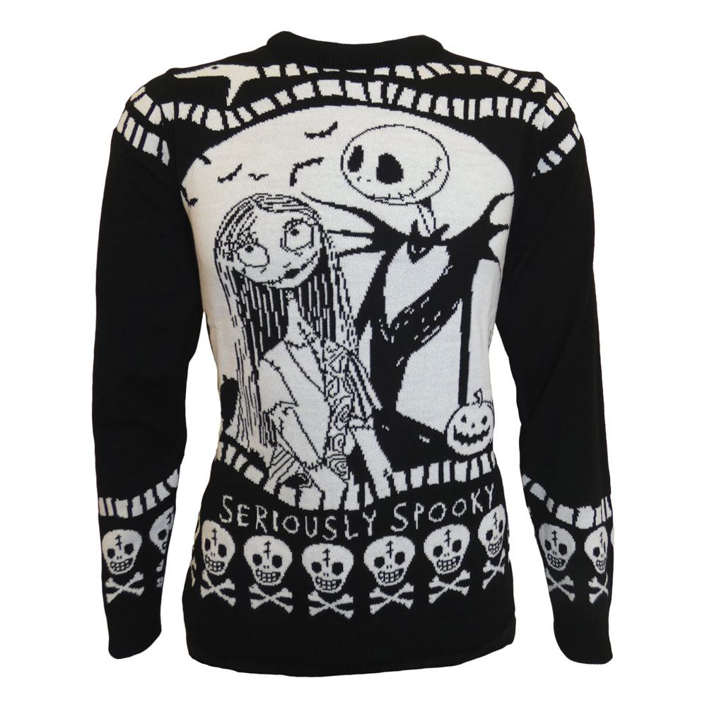 Heroes Inc The Nightmare Before Christmas Kersttrui -XL- Seriously Spooky Zwart