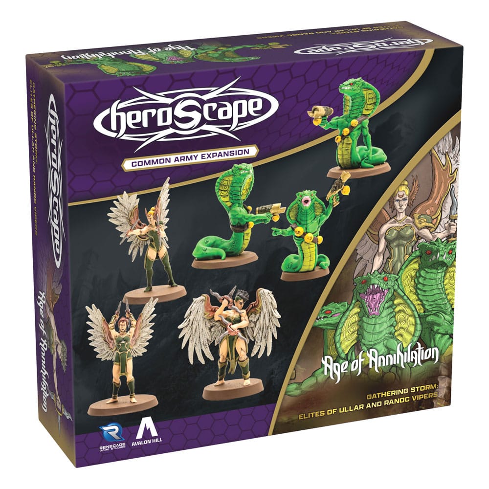 Games - Heroscape Army Expansion Age of Annihilation Elites of Ullar & Ranoc Vipers (Common) *English Version*