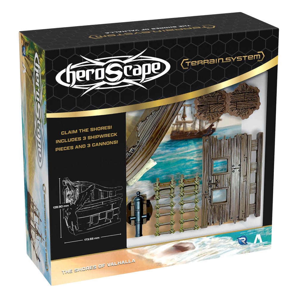 Games - Heroscape Terrain Expansion Shores of Valhalla *English Version*