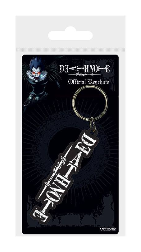 Death Note Gummi Nøglering - Logo 6 cm
