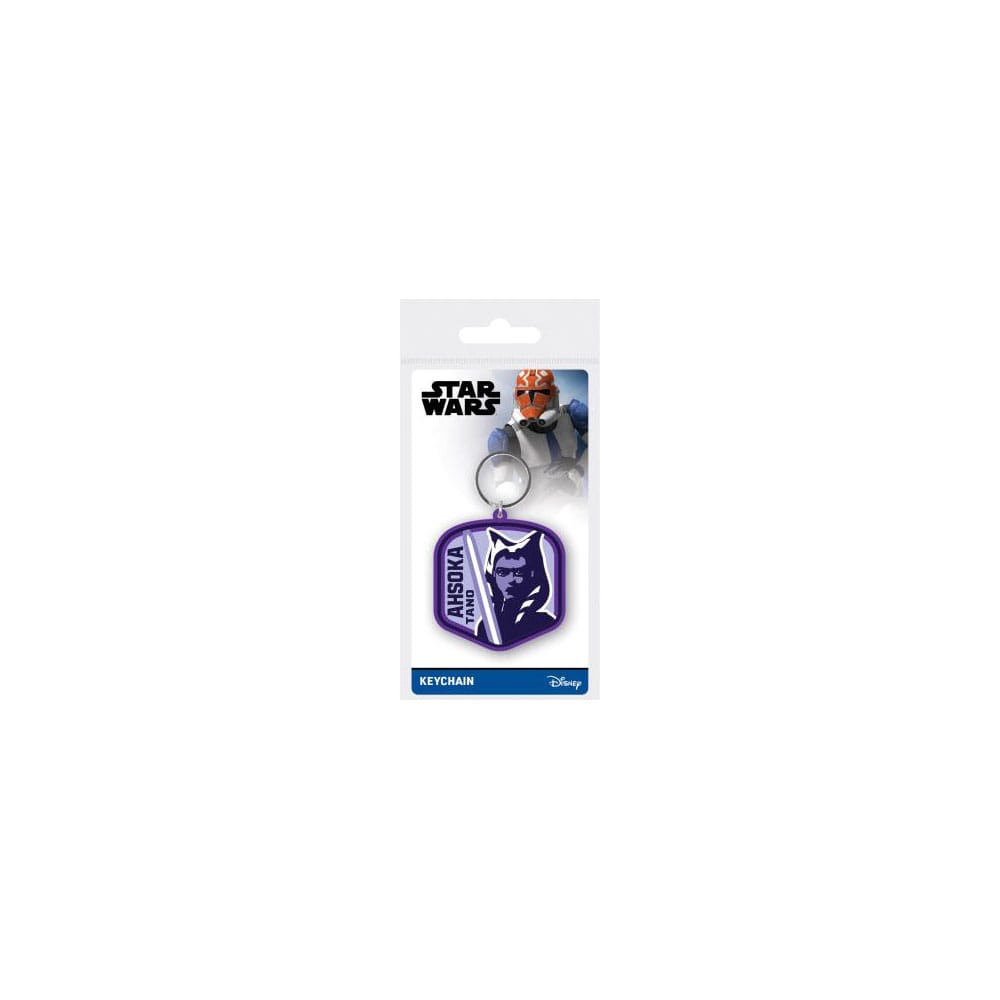 Star Wars Rubber Keychain Ahsoka 6 cm