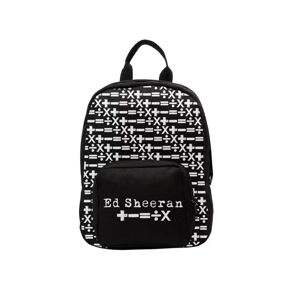Ed Sheeran Mini Backpack Symbols Pattern