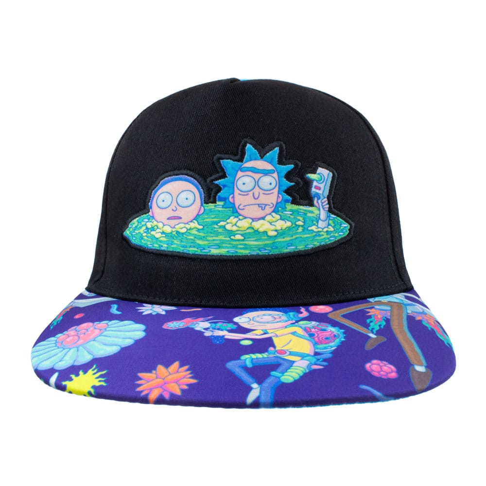 Rick and Morty - Portaal Zwart Snapback Cap