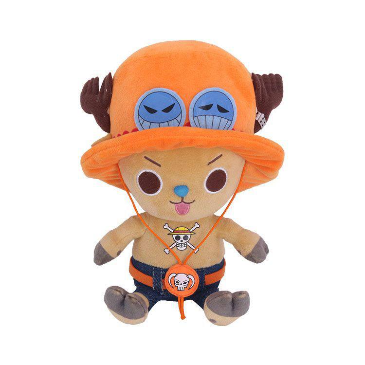 One Piece Bamse - Chopper x Ace 11 cm