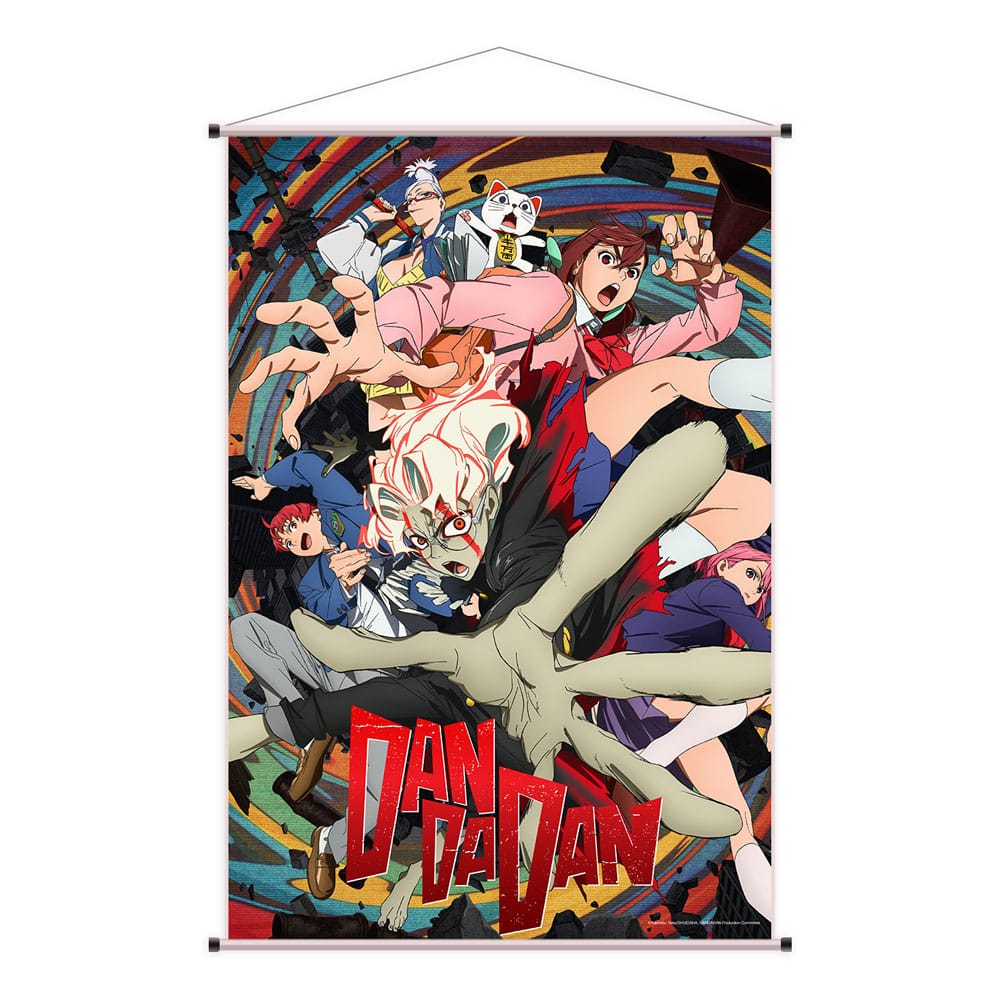 Sakami Merchandise Dandadan Wallscroll Okarun & Friends 60 x 90 cm