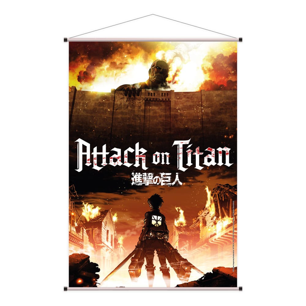 Sakami Merchandise Attack on Titan Wallscroll Colossal Titan 60 x 90 cm