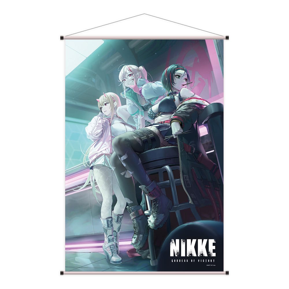 Sakami Merchandise Goddess of Victory: Nikke Wallscroll Viper, Jackal & Crow 60 x 90 cm