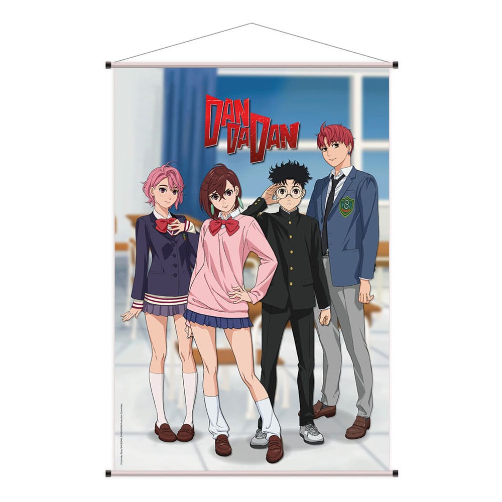 Sakami Merchandise Dandadan Wallscroll Ghosts, Aliens & Homework 60 x 90 cm