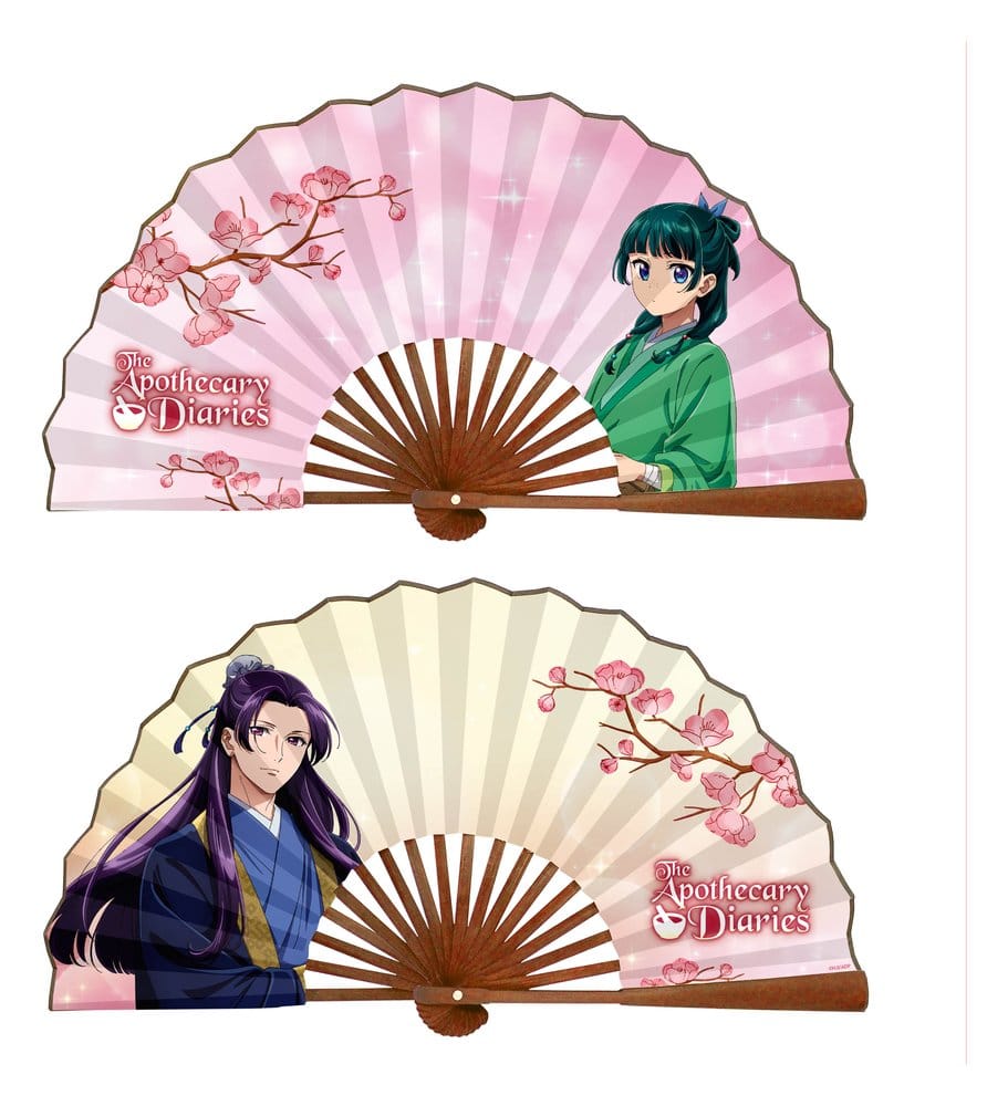 PRECOMENZI - The Apothecary Diaries Japanese Bamboo Fan Maomao & Jinshi