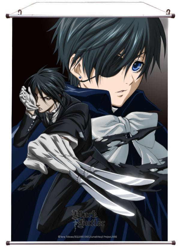 Black Butler Wallscroll Knives 60 x 90 cm