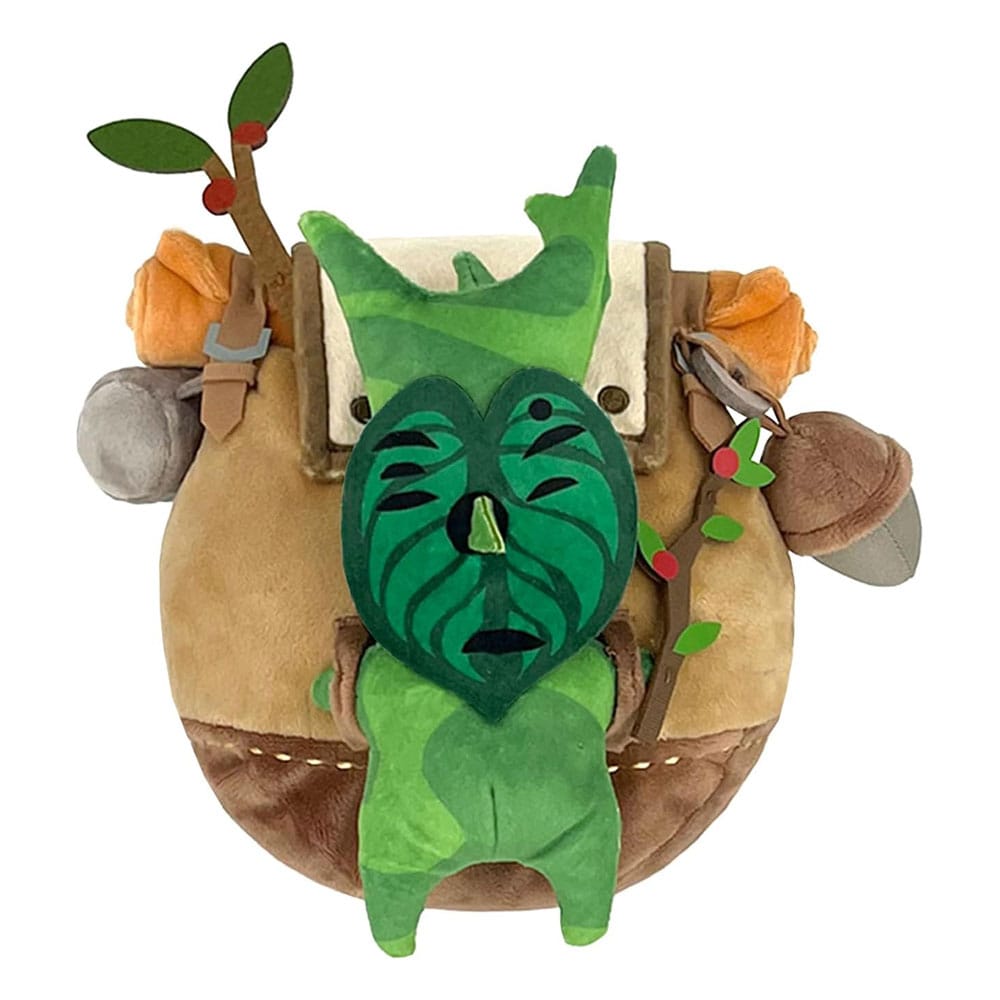 The Legend of Zelda: Tears of the Kingdom Bamse - ZP04 Korok med Rygsæk Brun 17 cm