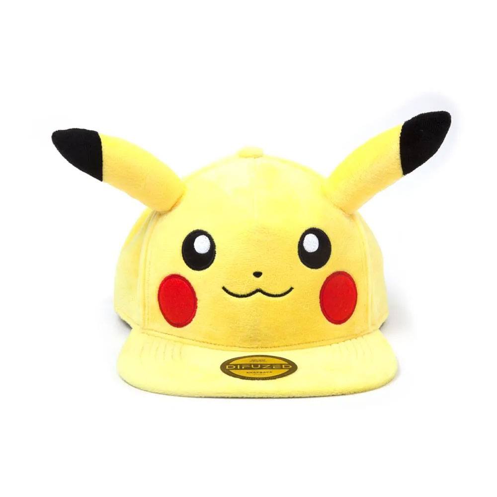 Pokémon Plush Snapback Kasket - Embarrassed Pikachu