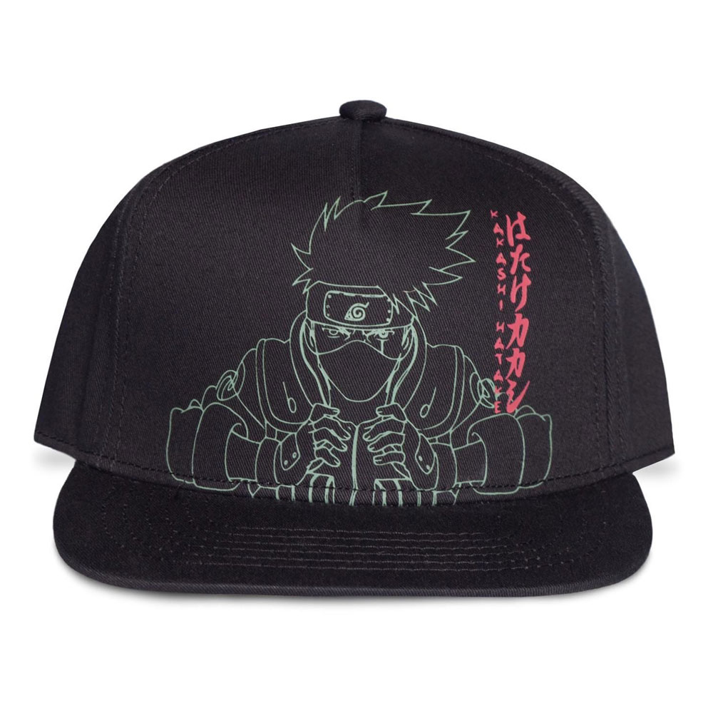 Naruto Shippuden Snapback Kasket - Kakashi Line Art