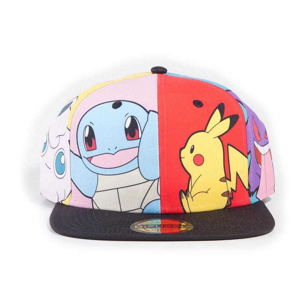 Pokemon Snapback Kasket - Multi Pop Art
