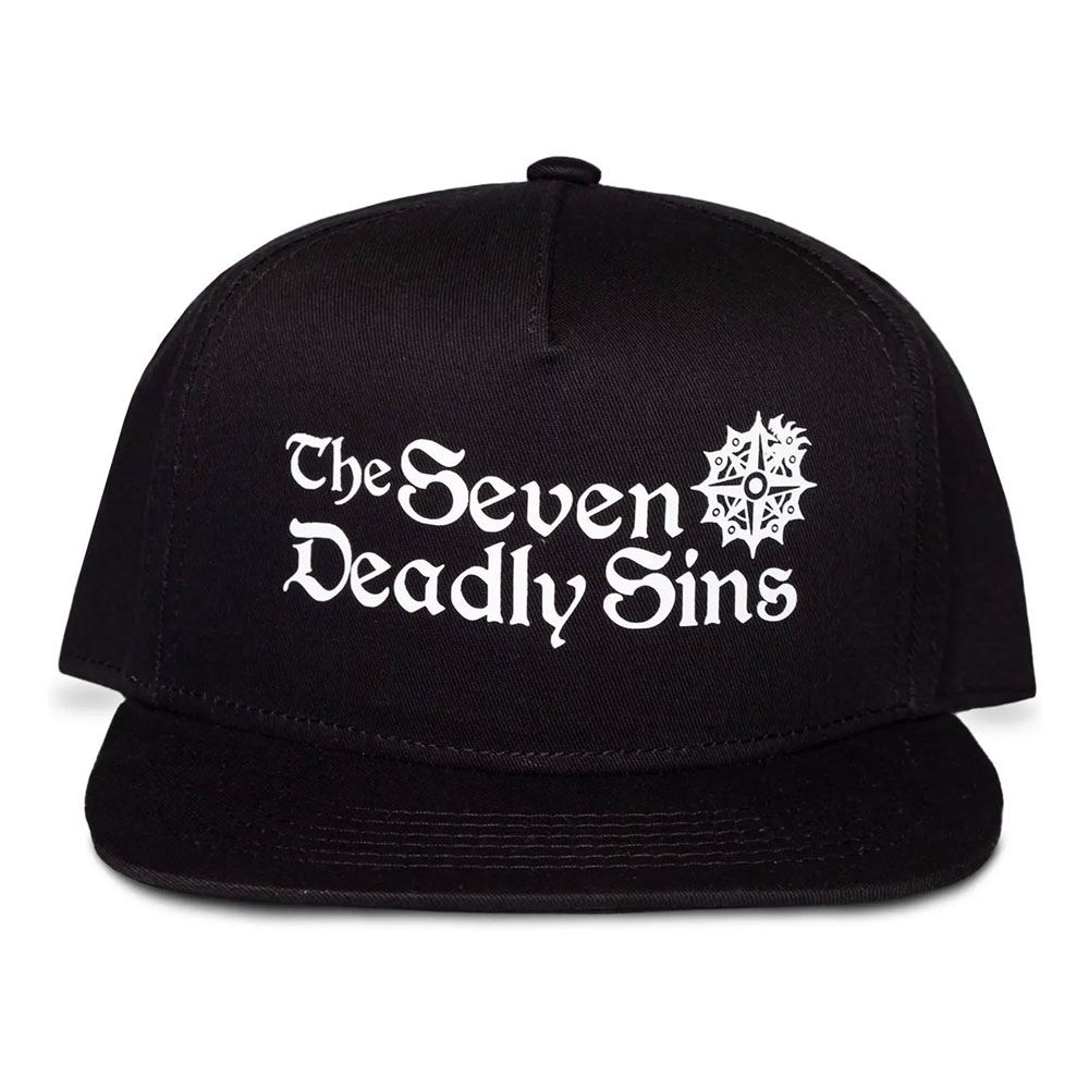 The Seven Deadly Sins Snapback Pet Logo Zwart