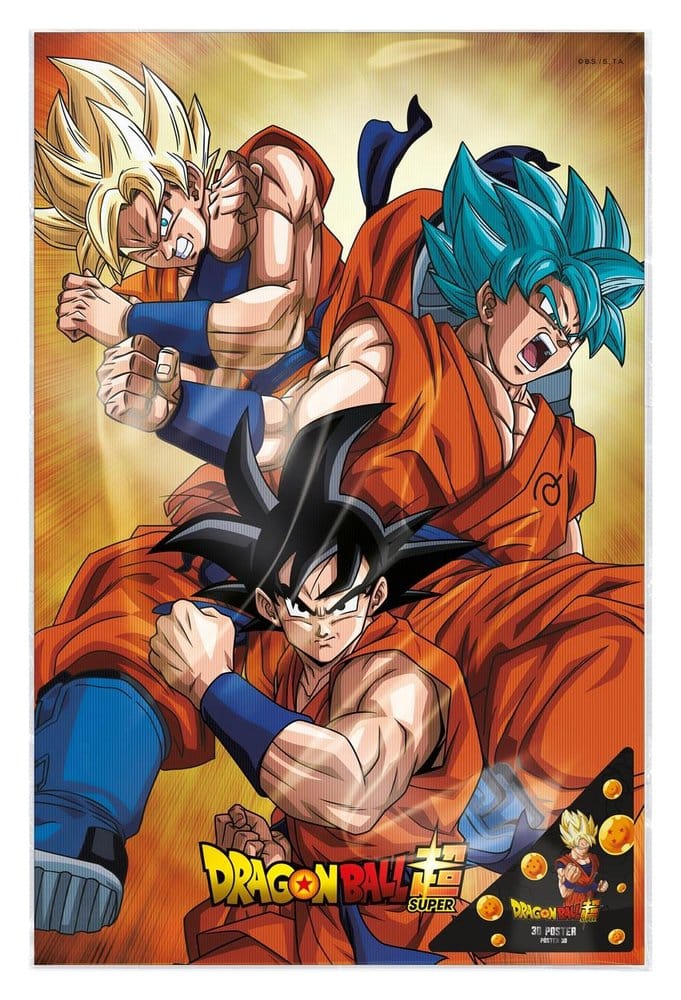 Dragon Ball Super 3D Poster Champa Goku 38 x 58 cm [1]