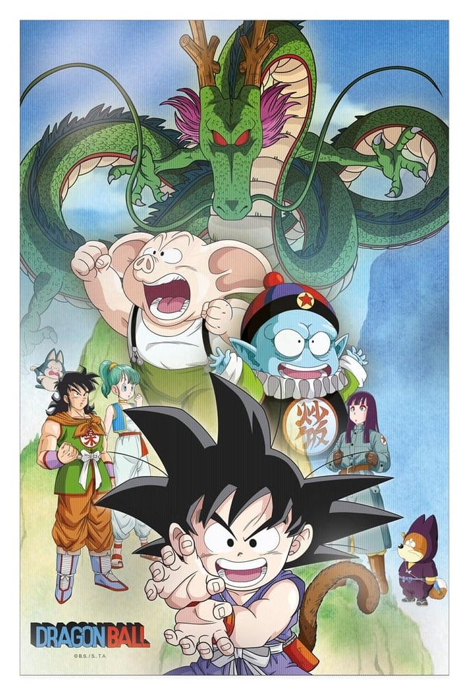 Casa si Cadouri - Dragon Ball 3D Poster Shenron & Heroes 38 x 58 cm