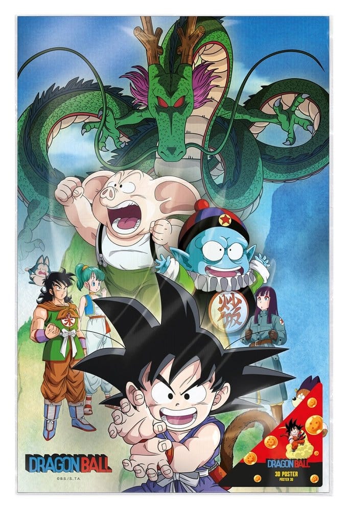 Dragon Ball 3D Poster Shenron & Heroes 38 x 58 cm [1]
