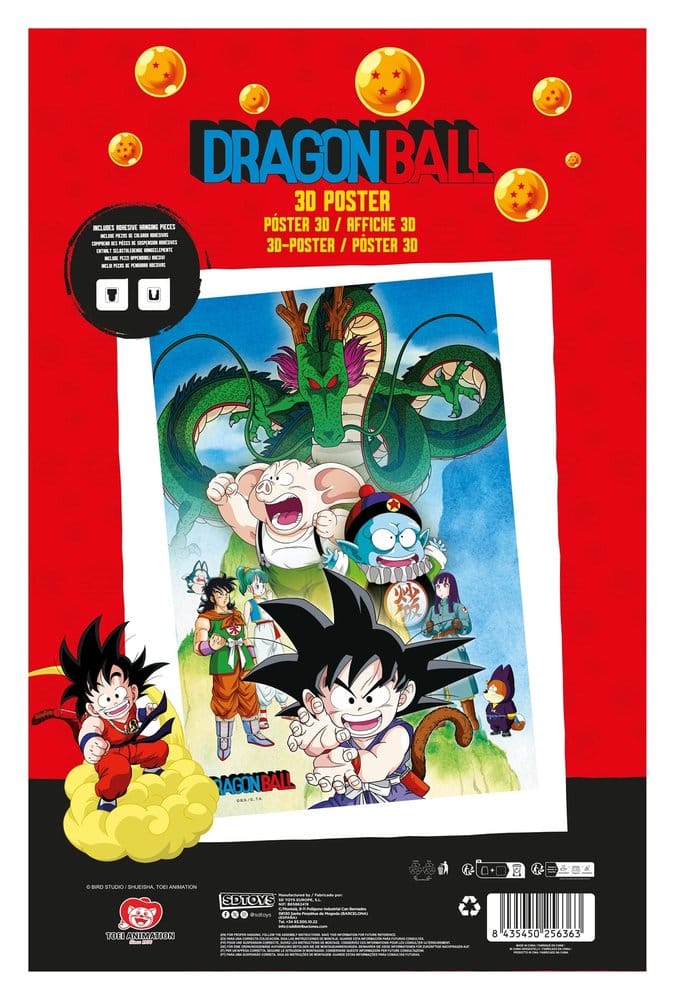 Dragon Ball 3D Poster Shenron & Heroes 38 x 58 cm [2]