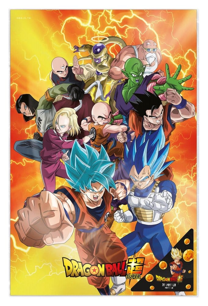 Dragon Ball Super 3D Poster Survival Heroes 38 x 58 cm [1]