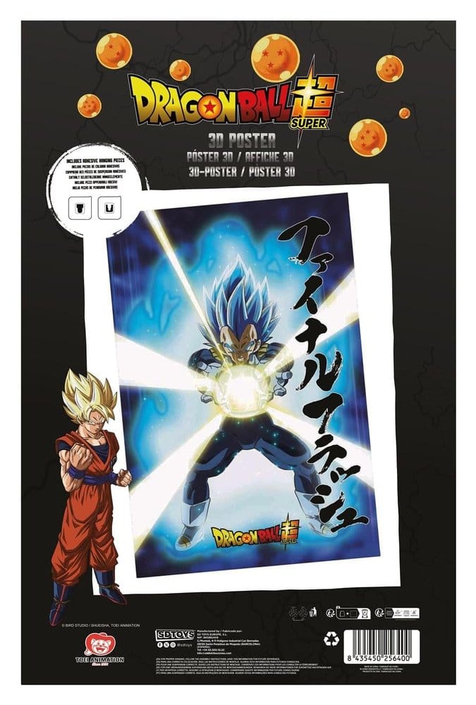 Dragon Ball Super 3D Poster Survival Vegeta 38 x 58 cm [2]