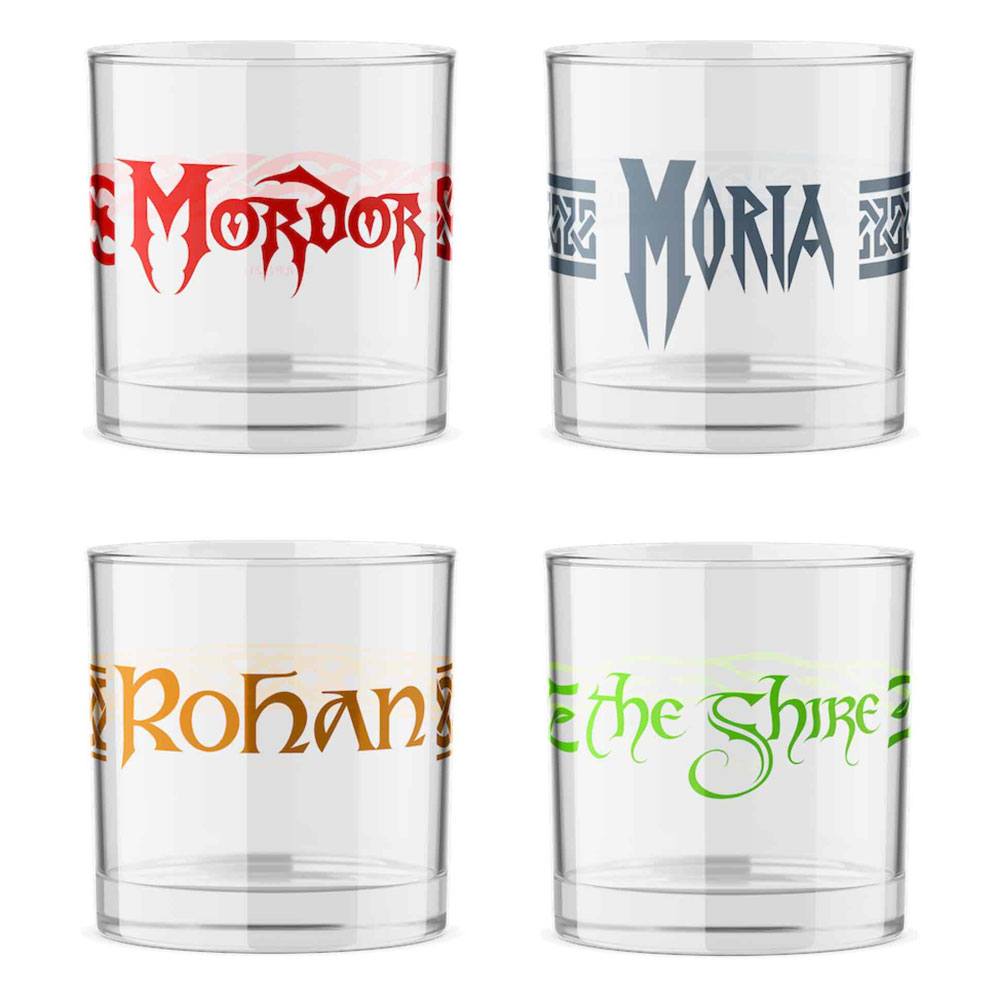 Lord of the Rings Shotglass 4-Pack