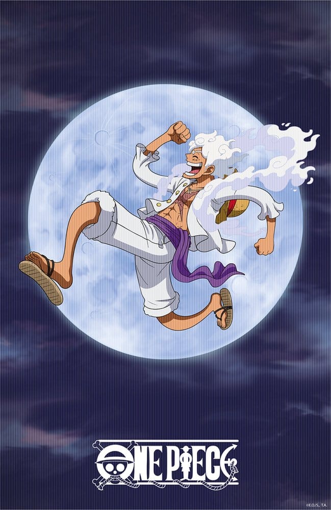 One Piece 3D Poster Monkey D. Luffy Gear 5 38 x 58 cm