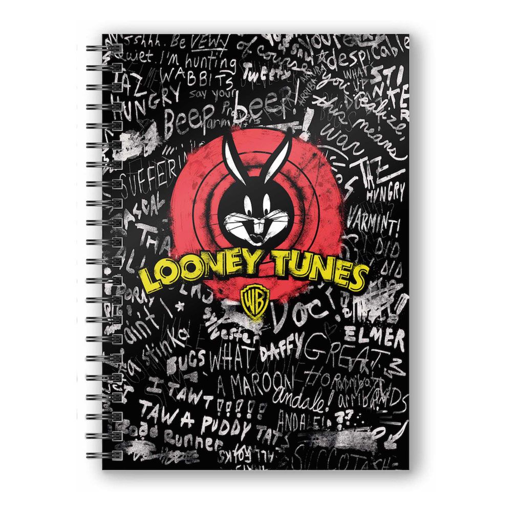 Looney Tunes Notebook with 3D-Effect Bugs Bunny Face