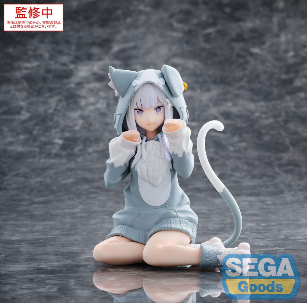 Re:Zero Starting Life in Another World Yumemirize PVC Statue Emilia Mofumofu Pack 11 cm
