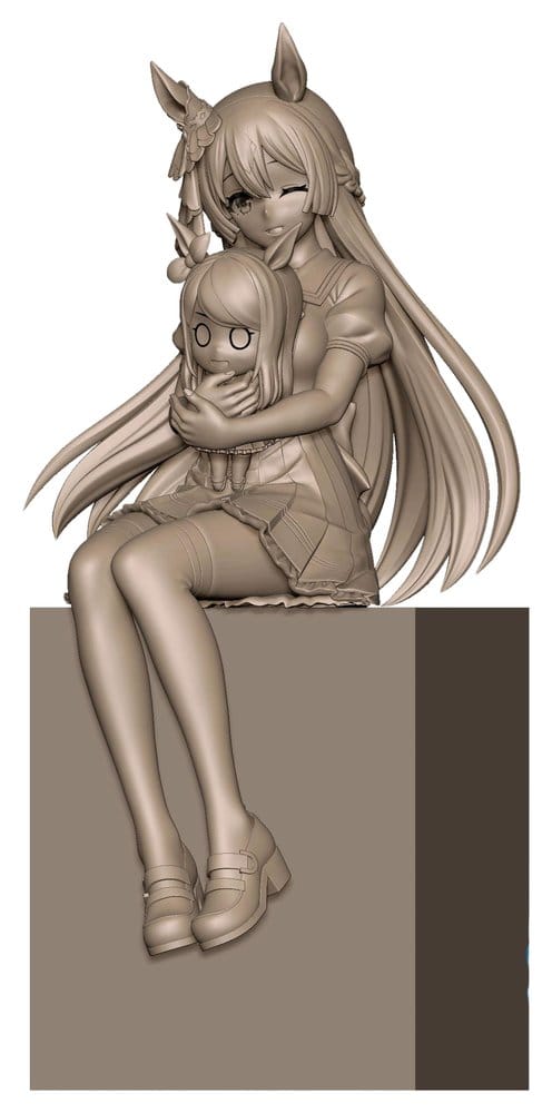 PRECOMENZI - Umamusume: Pretty Derby XStellar PVC Statue Satono Diamond Sitting Ver. 20 cm