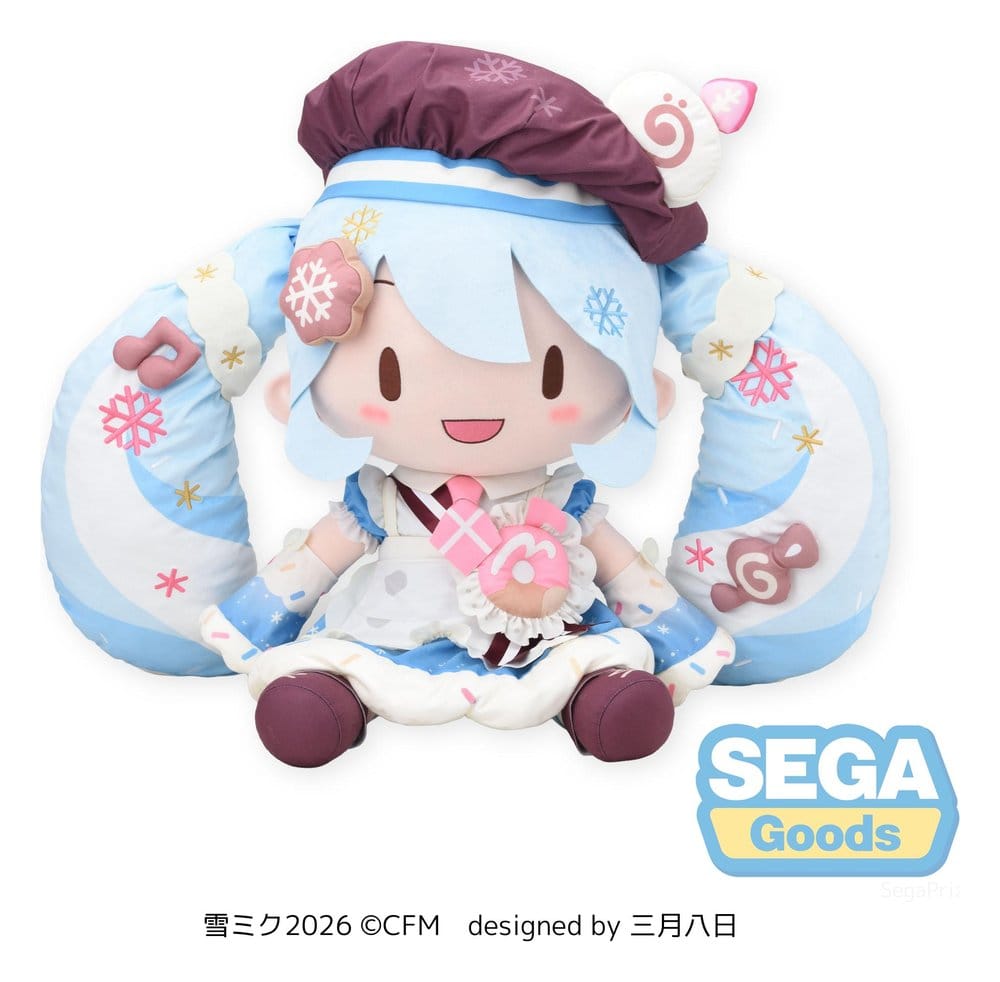 Character Vocal Series 01: Hatsune Miku Fuwa Petit Plush Figure Snow Miku 2026 Dodeka Jumbo 50 cm   