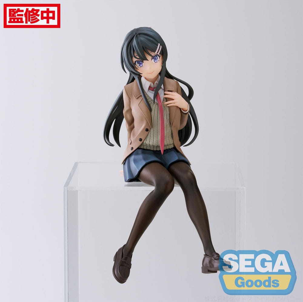 Rascal Does Not Dream of a Knapsack Kid PM Perching PVC Statue Mai Sakurajima 14 cm