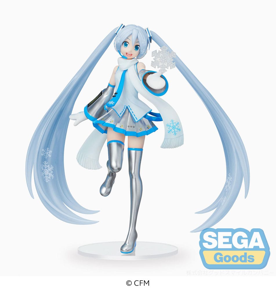 Vocaloid - Hatsune Miku - Luminasta - Snow Miku Sky Town - 22 cm - Anime Beeld - SEGA