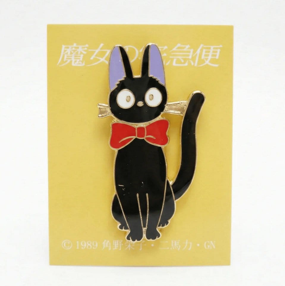Kiki's Delivery Service Pin Jiji Ribbon Label