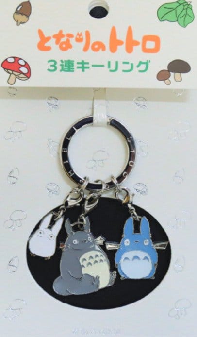 My Neighbor Totoro Metal-Keychain Big, Middle & Small Totoro