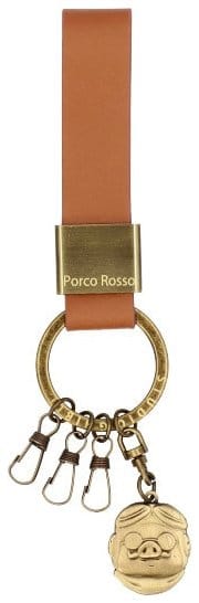 Porco Rosso Leather-Keychain Marco
