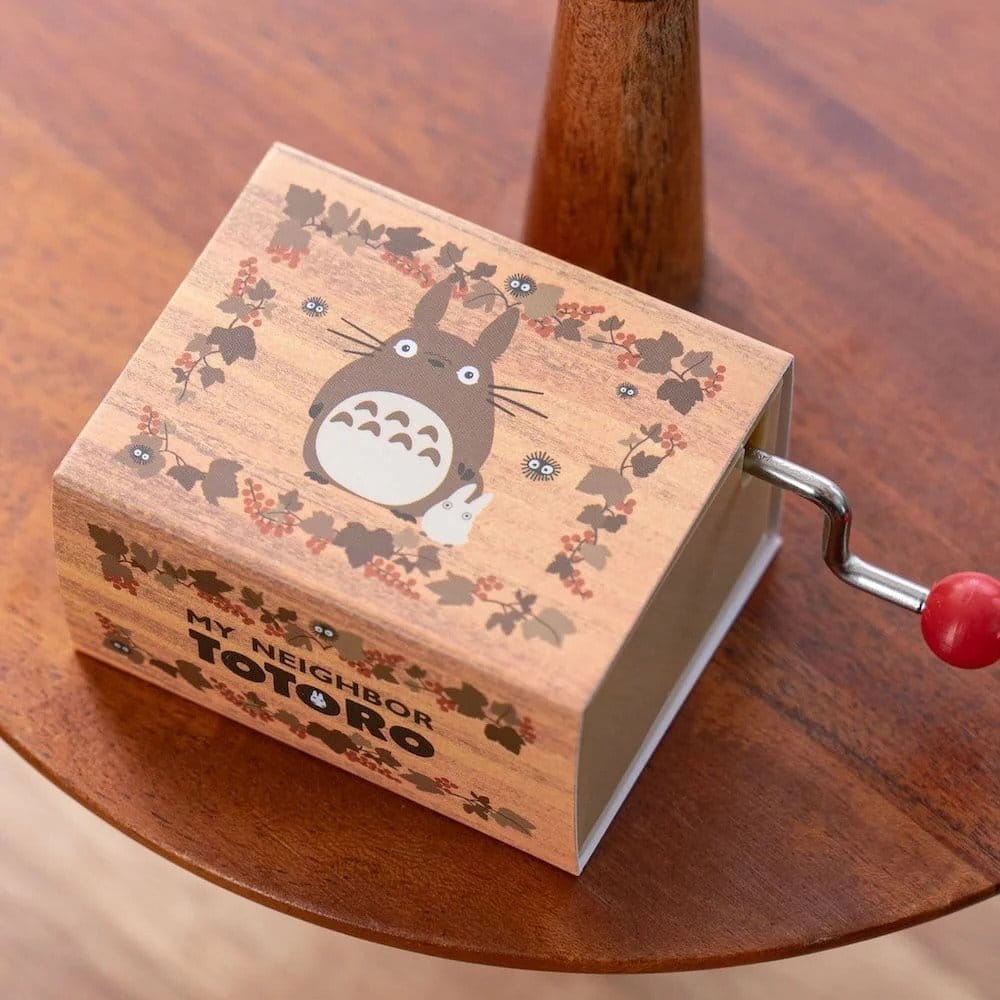 My Neighbor Totoro Hand Crank Music Box Autumn Leaf