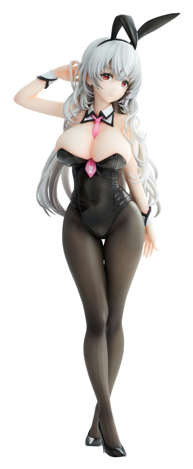 Haori Io Illustration PVC Statue White-haired Bunny 29 cm