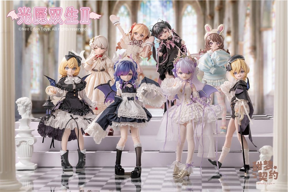 PRECOMENZI - Angel & Demon Light Demon Twins2 MJD Doll Blind Box Assortment (6)