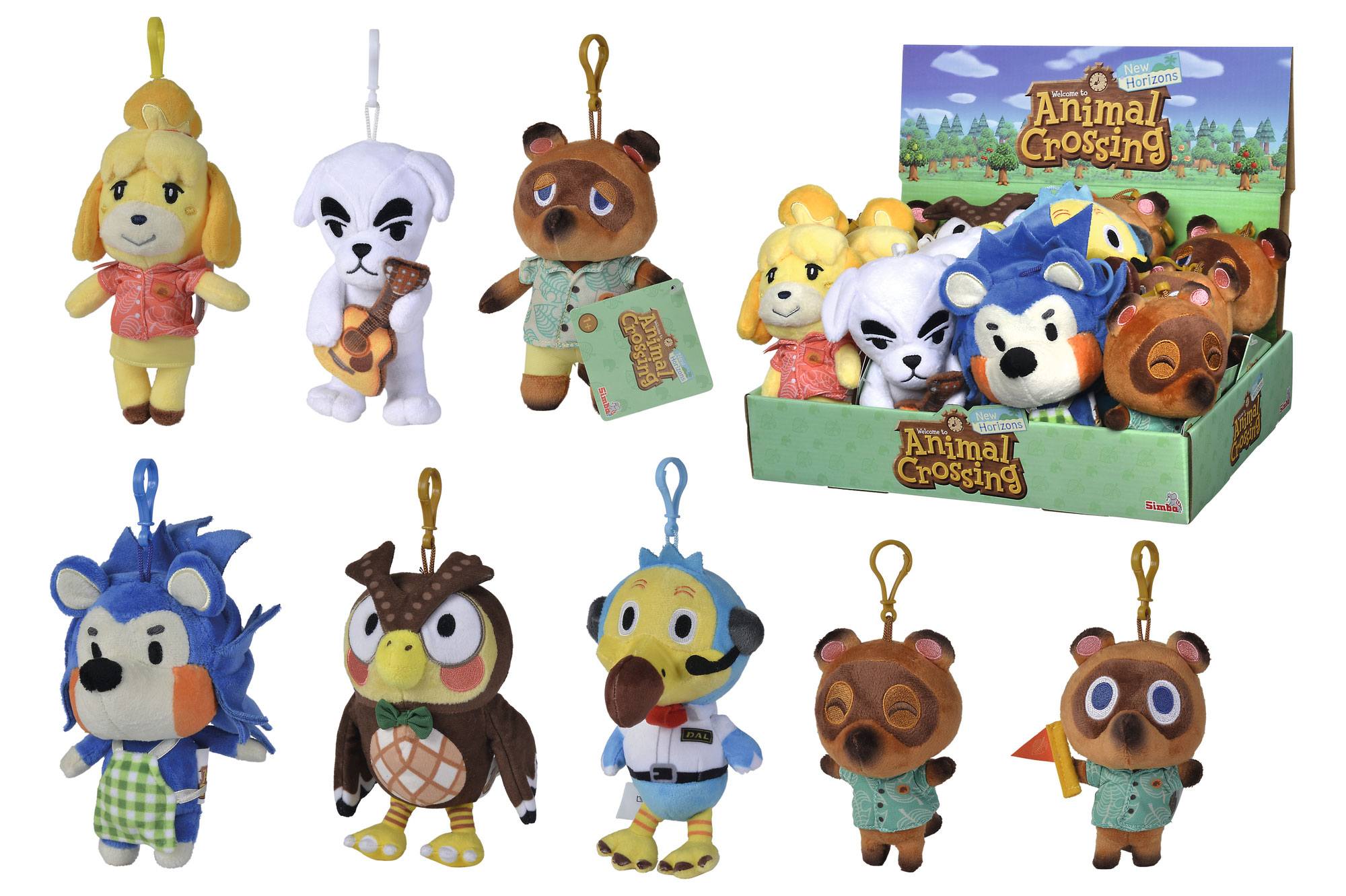 Animal Crossing Nøgleringe i plys - Residents 15 cm Assortment (12)