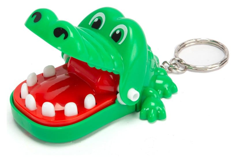 Keychain Mini Biting Crocodile