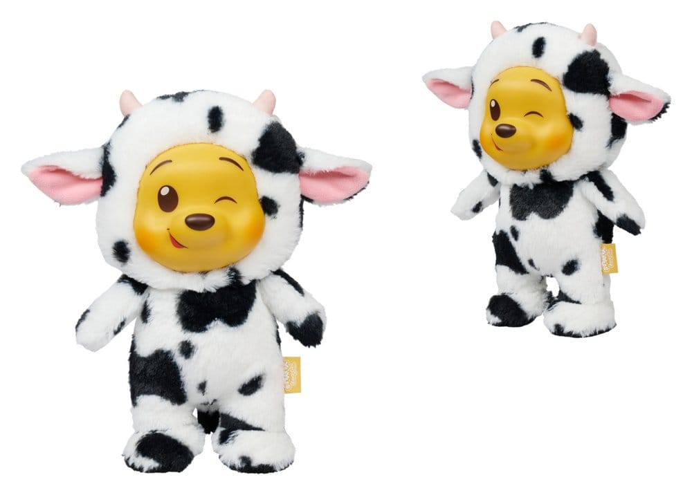 Winnie the Pooh YUYUS Plush Figure Winnie the Pooh Cow 28cm [2]