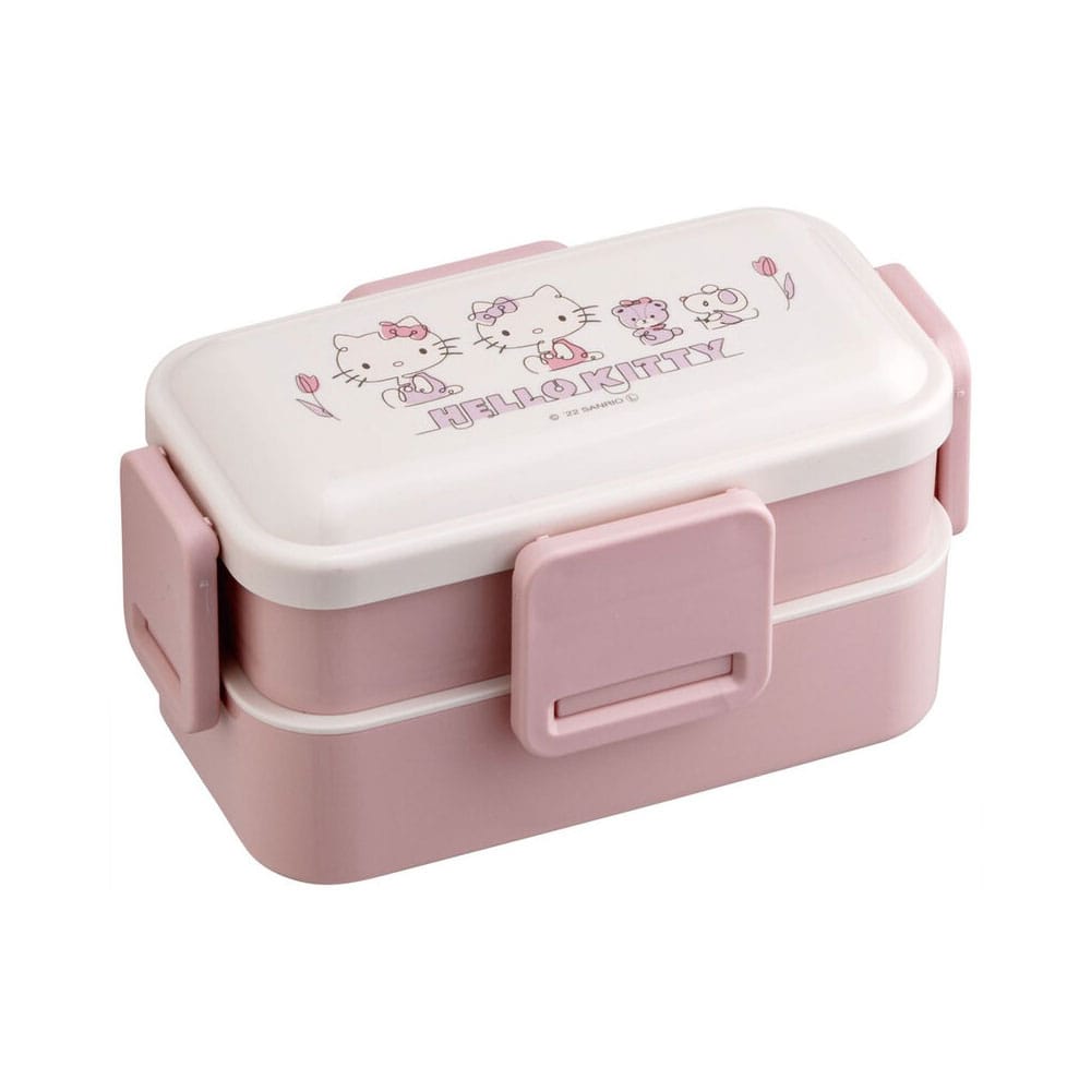 Skater Hello Kitty Two Layer Lunch Box Kitty-Chan - Picture 1 of 1
