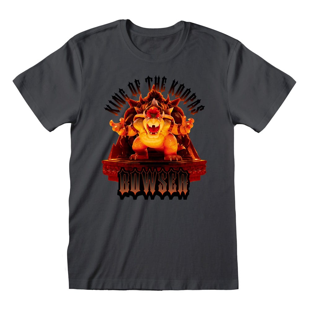 Super Mario Bros T-Shirt Bowser Throne Fashion Size M