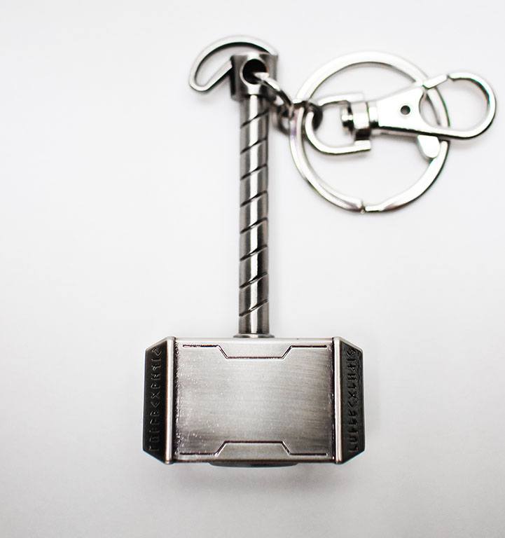 Marvel Comics Metal Keychain Thor Hammer - nøglering