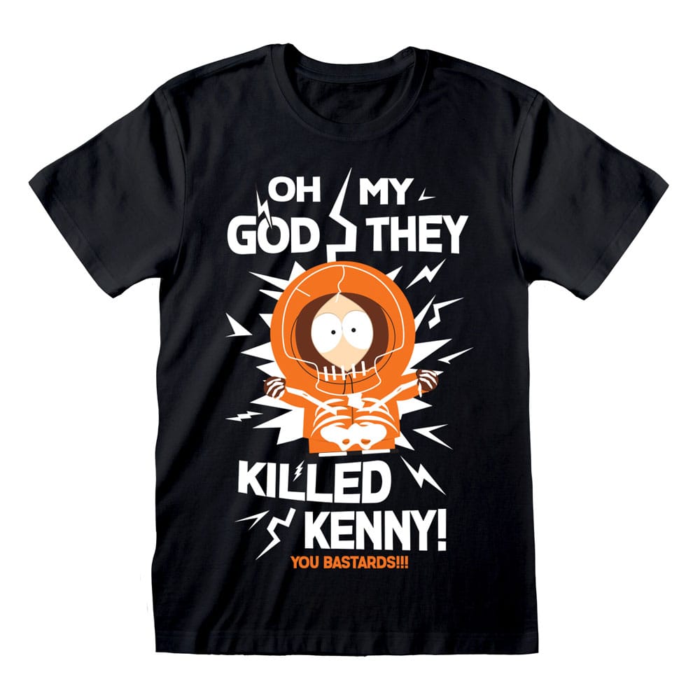 T-Shirt met Korte Mouwen South Park They Killed Kenny Zwart Uniseks - M